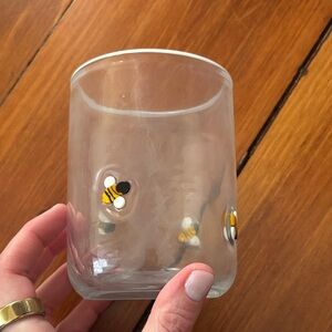 Anthropologie bee icon juice glass